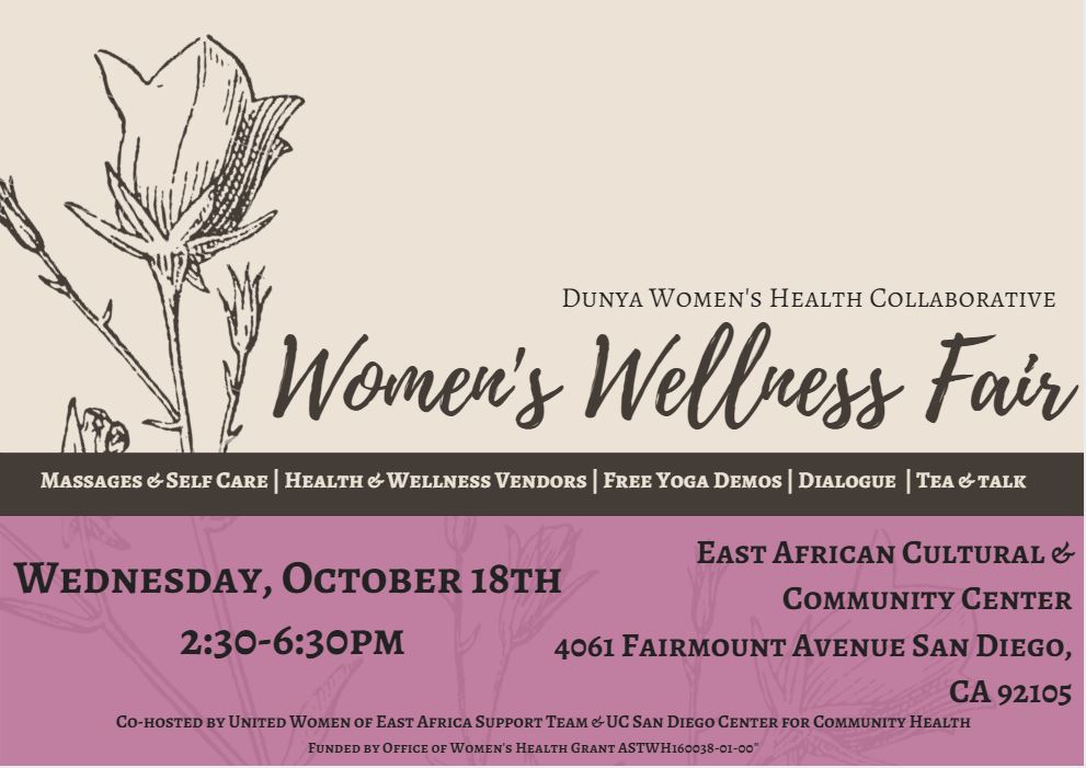 Women’s Wellness Fair UCSD Center for Community Health