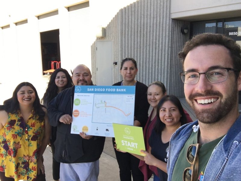 San Diego Food Bank Employees Walk 100+ Miles