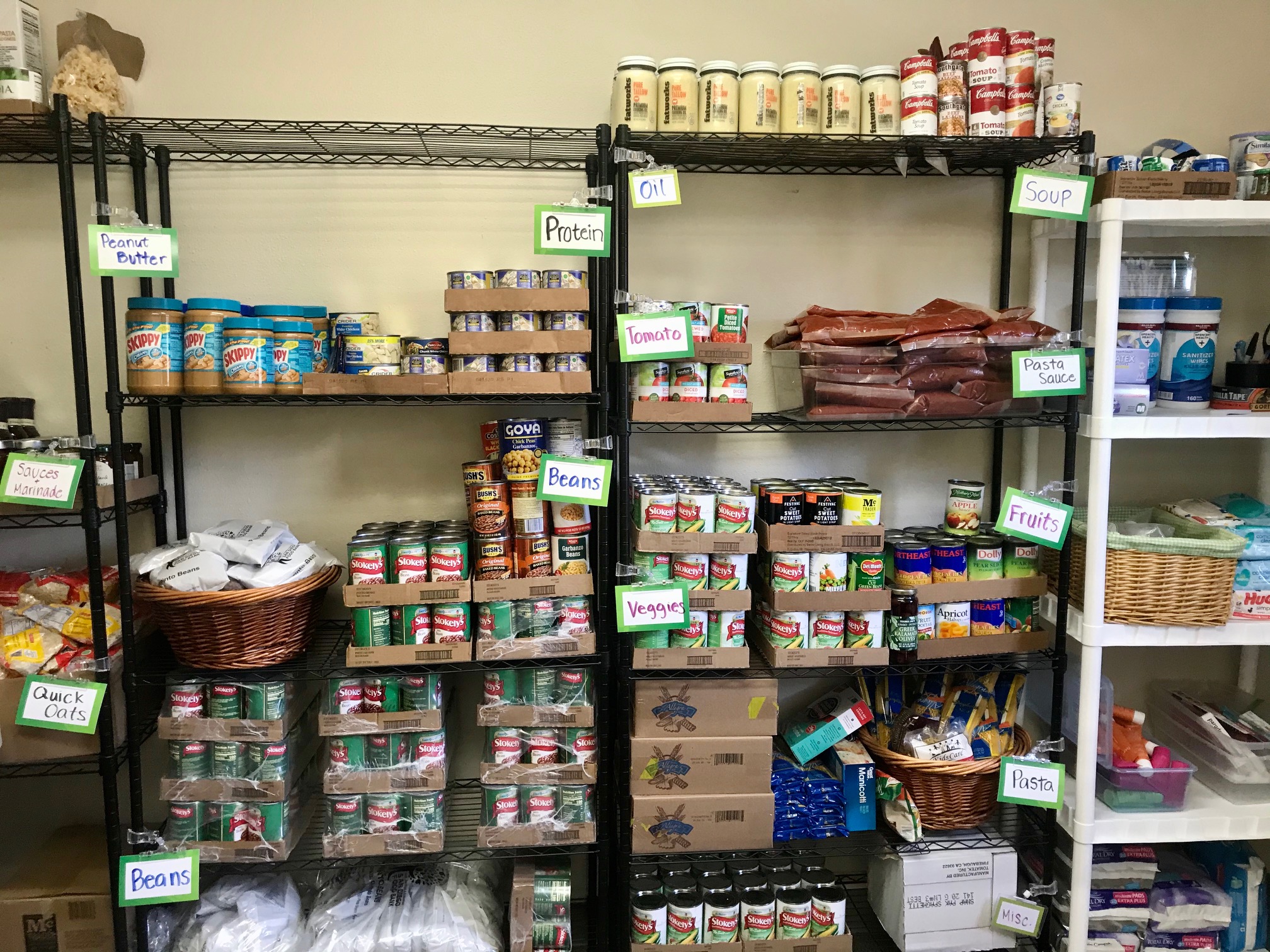 Inventory Work at Pantry of HOPE UCSD Center for Community Health
