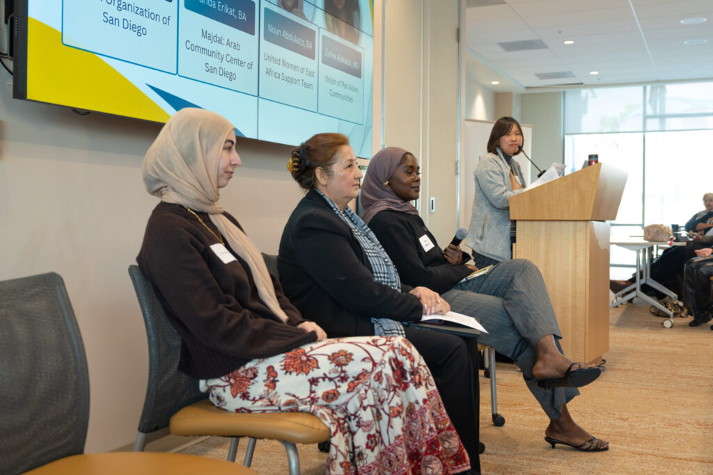 Refugee and Immigrant Health Summit hosted by the Refugee Health Unit of the UC San Diego Center for Community Health.  January 27, 2025
Southeastern Live Well Center - Tubman Chavez Conference Center -
Featured Speakers:
Davey Smith, MD
Amina Sheik Mohamed, MPH
Crystal Cené, MD, MPH, FAHA
Jennifer Tuteur, MD
Abdi Abdillahi, MBA
Farhat Popal, MPP
Etleva Bejko, MA
Jennifer Nations, PhD
Tala Al-Rousan, MD, MPH
Dr. Kristin Brownell
Janine Young, MD